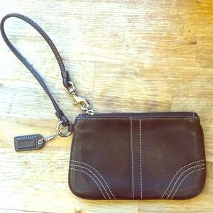 Coach Black Wristlet